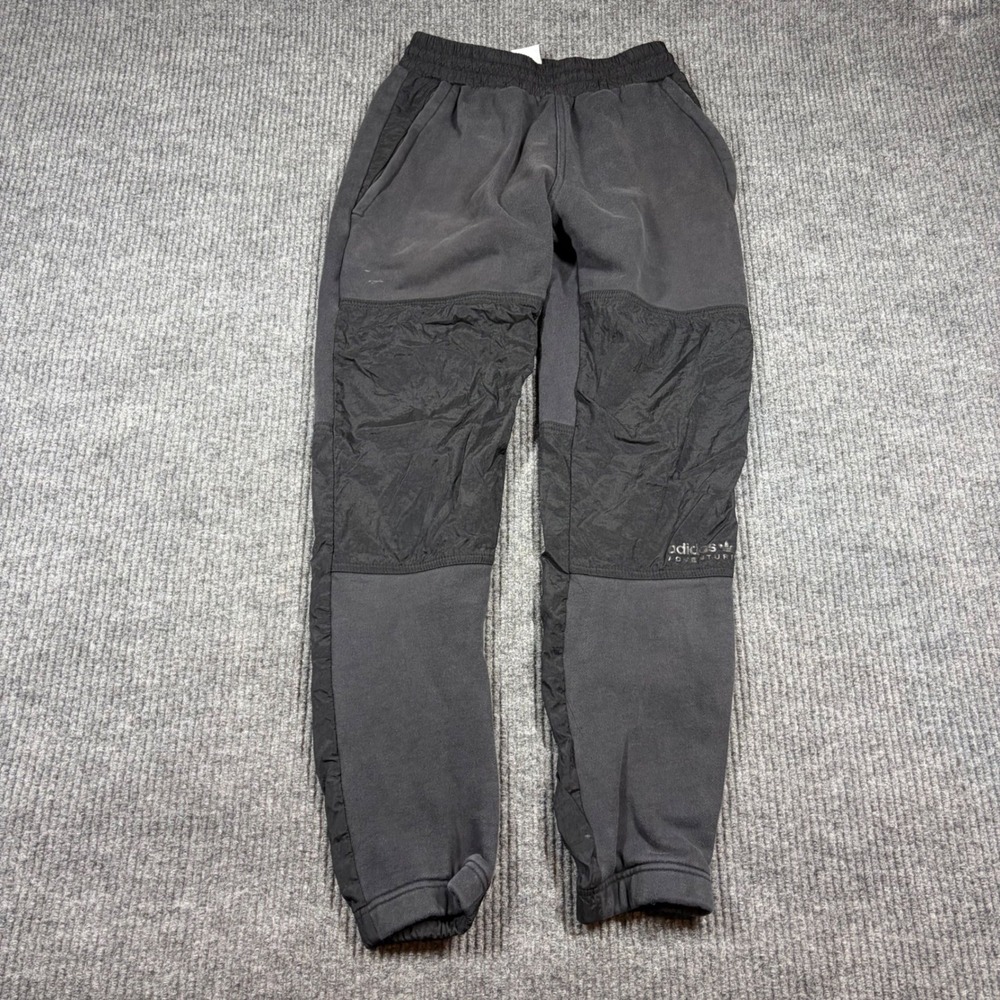 Adidas‎ Adventure Mens Black Fleece Joggers Sweatpants Small GD5575